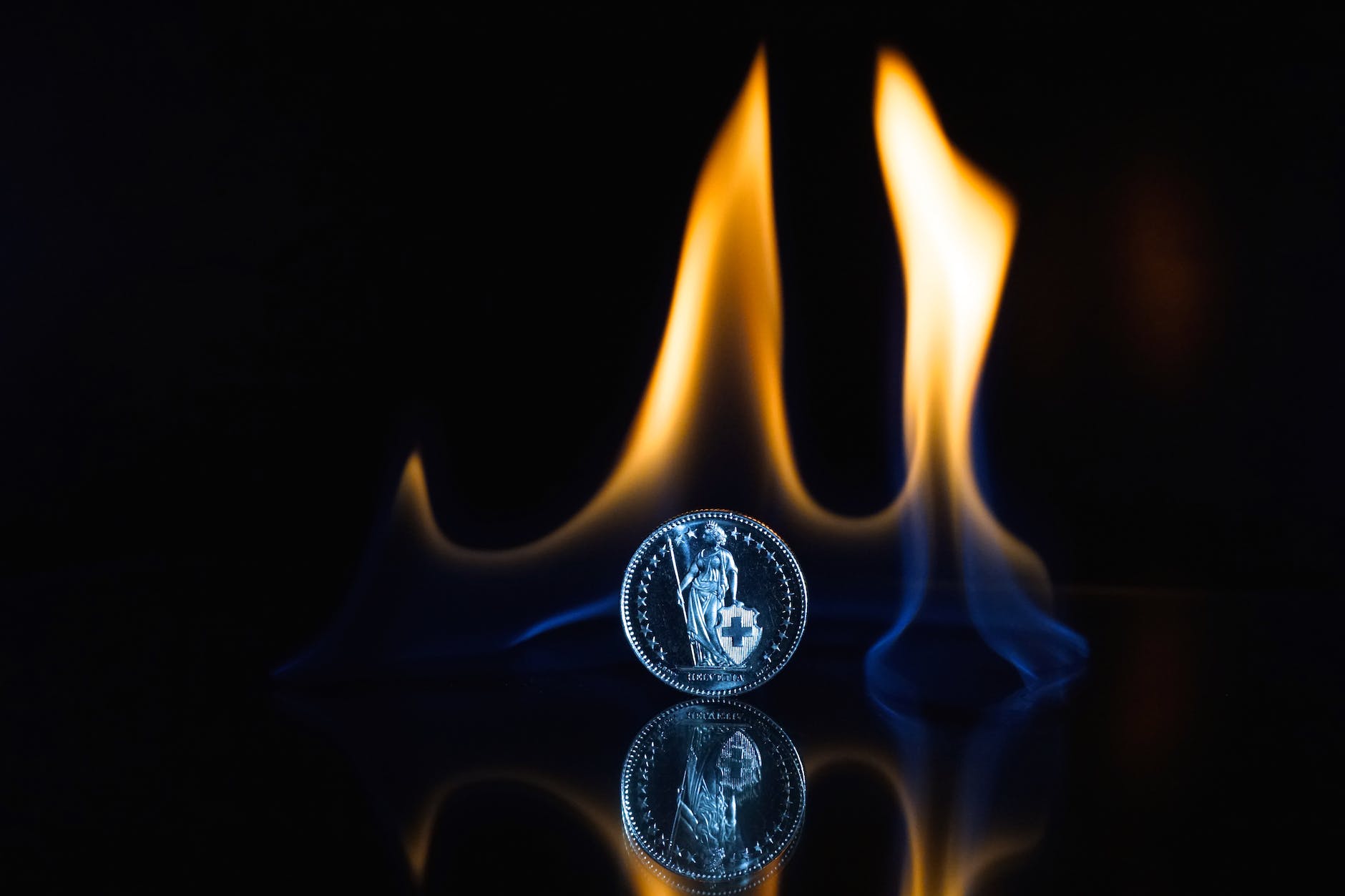 art coin dark fire